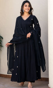 Ebony Black Suit Set