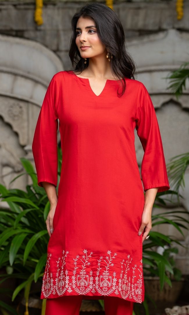 Vibe Red Co ord Set