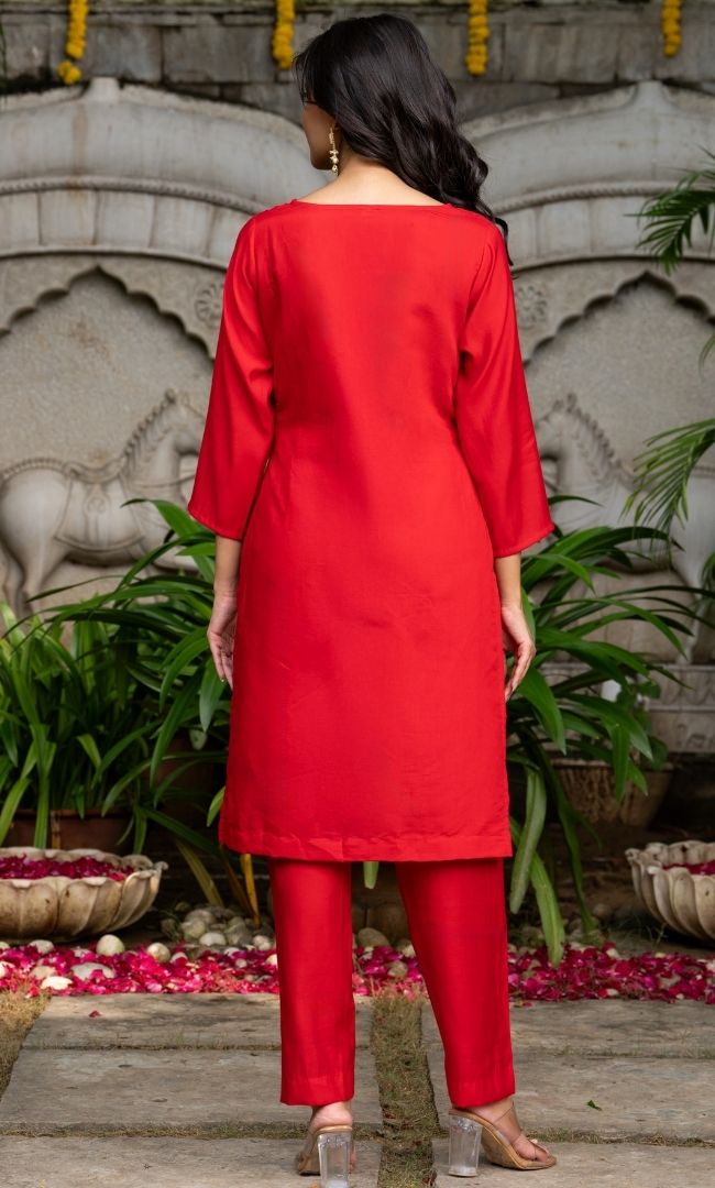 Vibe Red Co ord Set