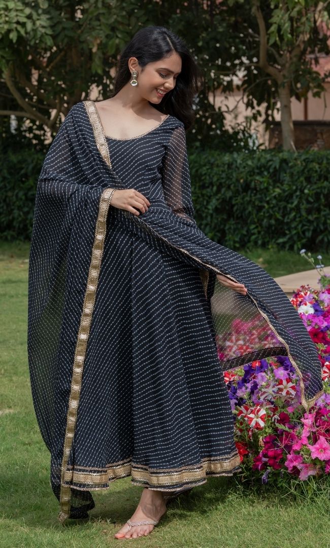 MIDNIGHT ANARKALI SET