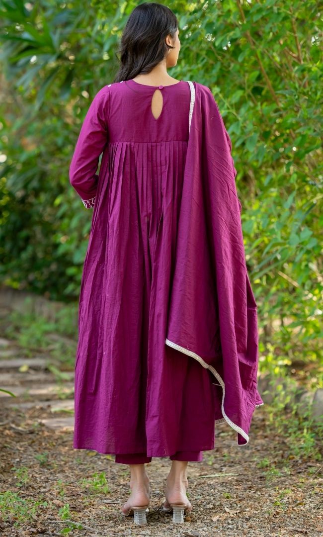 Rang Noor Cotton Anarkali Set