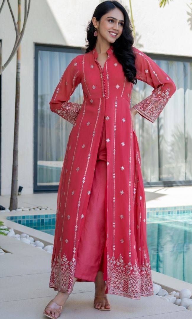 Eraya Pink Kurta Set