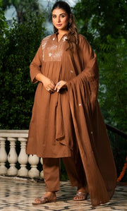 Mocha Brown Suit Set