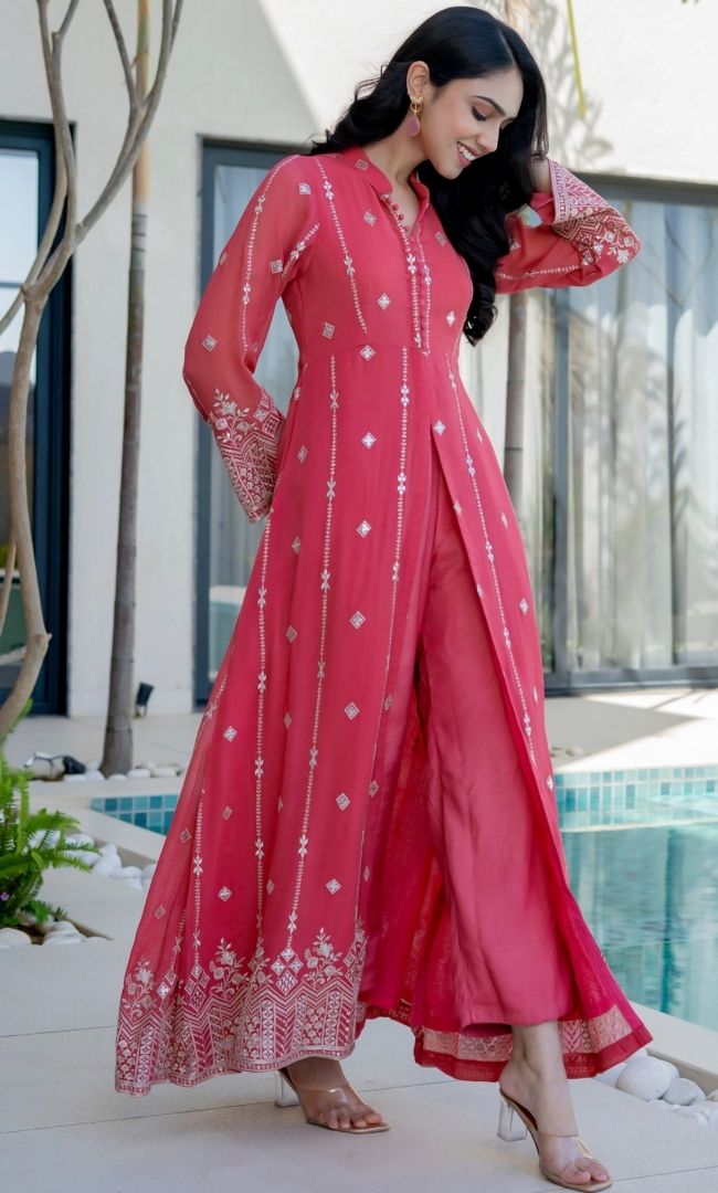 Eraya Pink Kurta Set