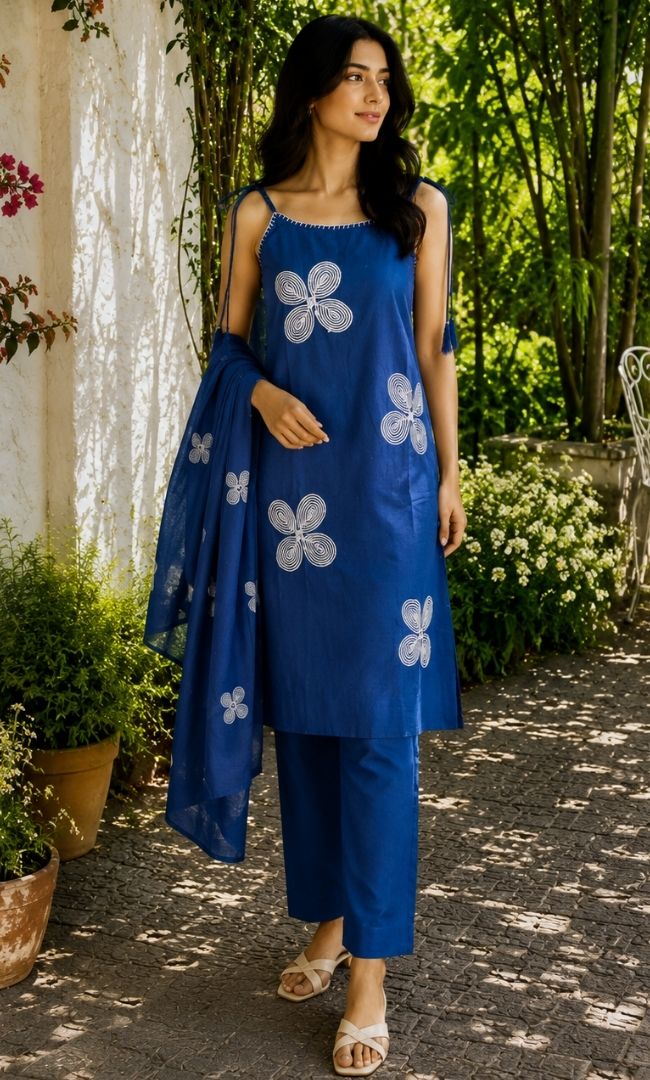 Royal Indigo Kurta Set