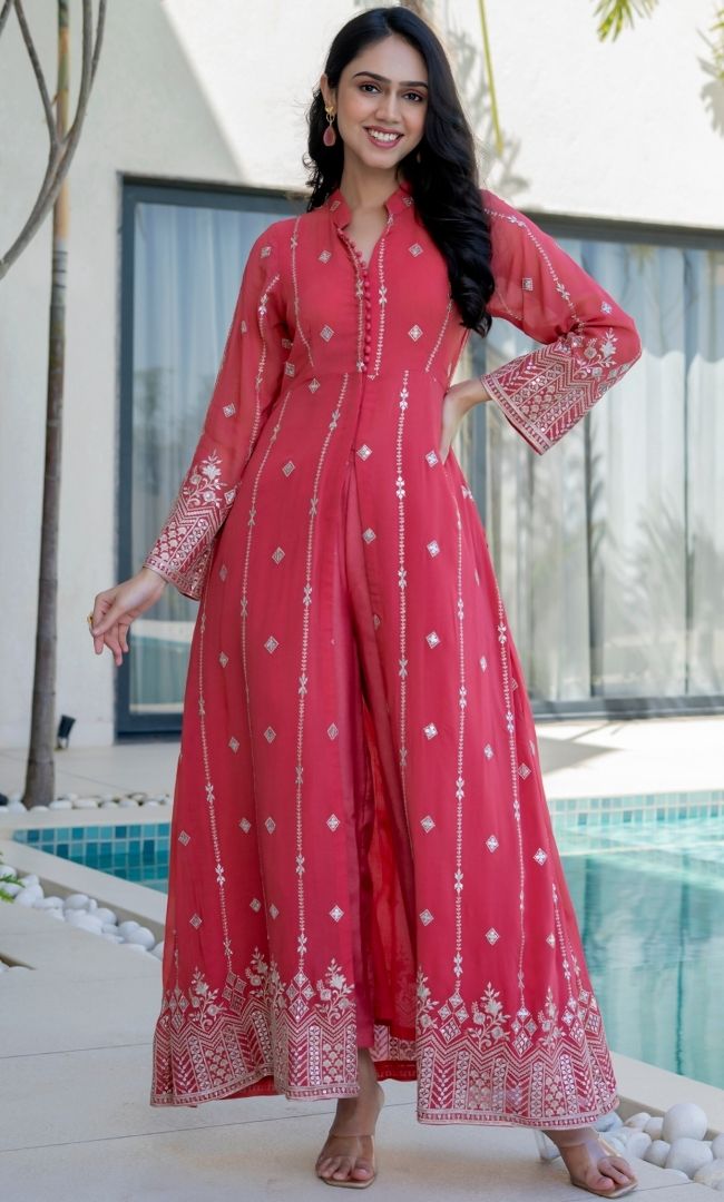 Eraya Pink Kurta Set
