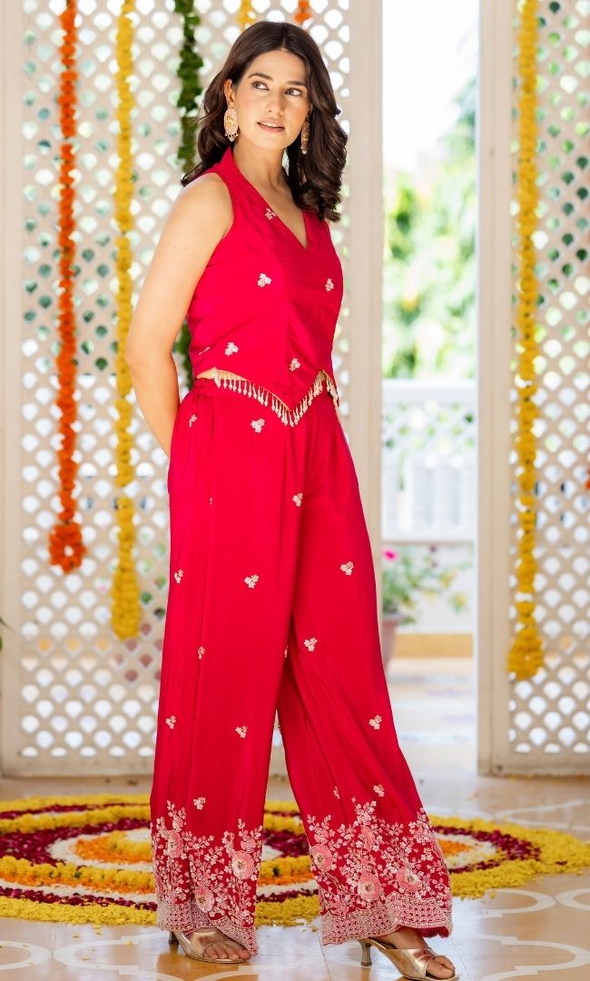Kashish Pink Ethnic Co-ord Set