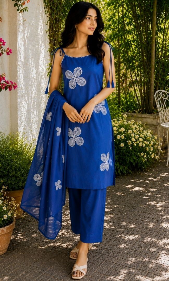 Royal Indigo Kurta Set