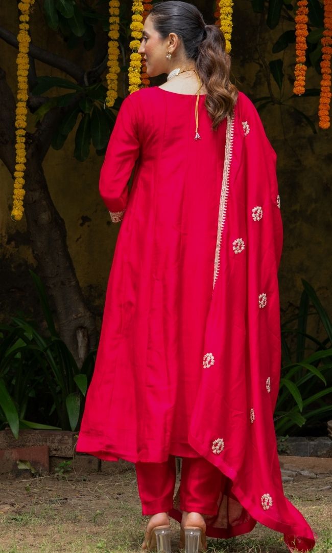 Rosveen Pink Suit Set