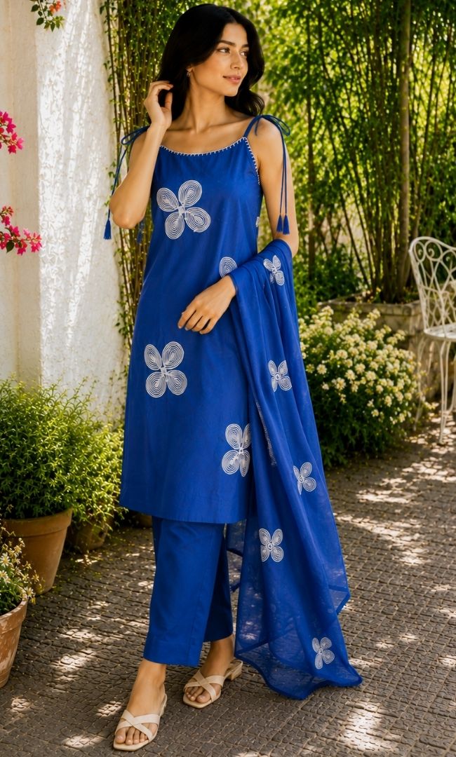 Royal Indigo Kurta Set