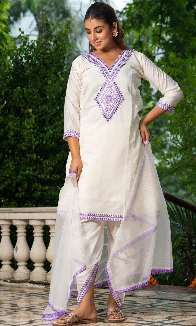 Chandrika Purple Suit Set