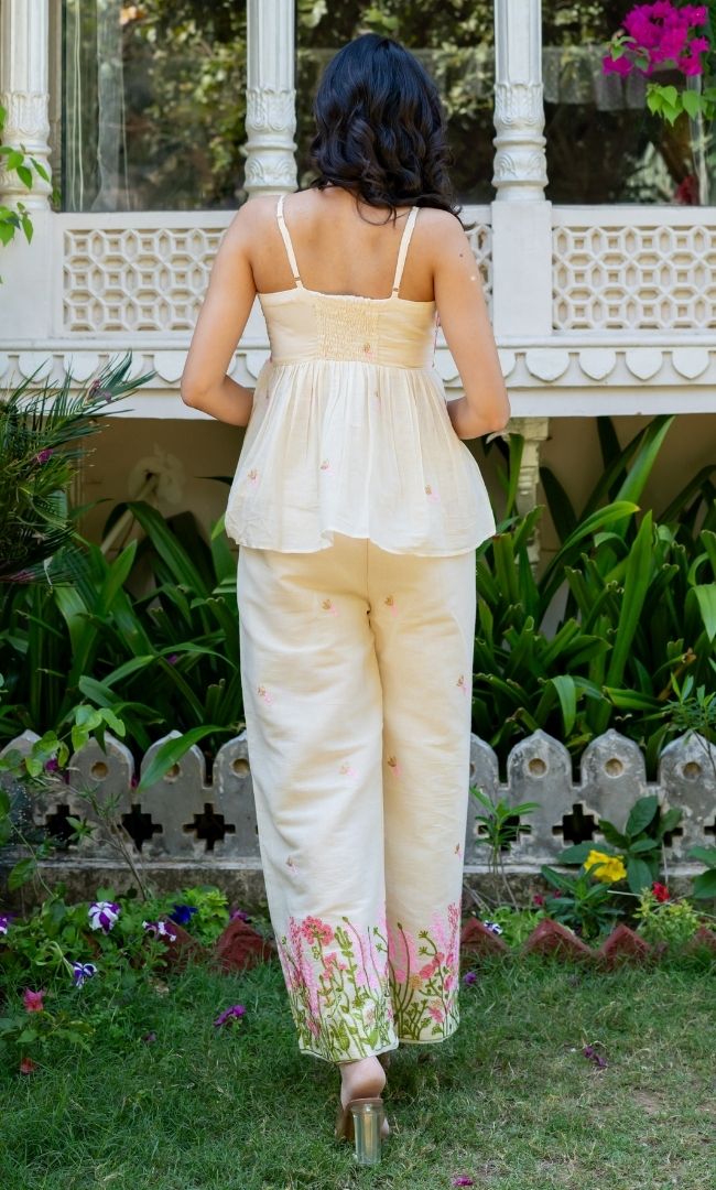 Myra Embroidered Cotton Co-ord Set