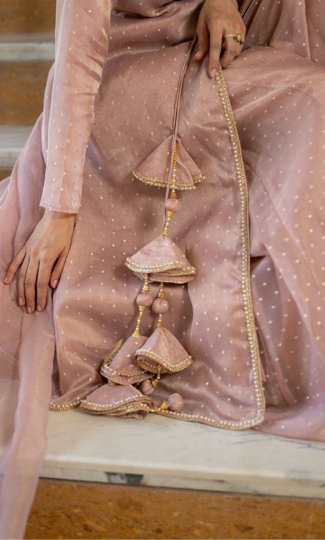 Pihu Pink Angrakha Set