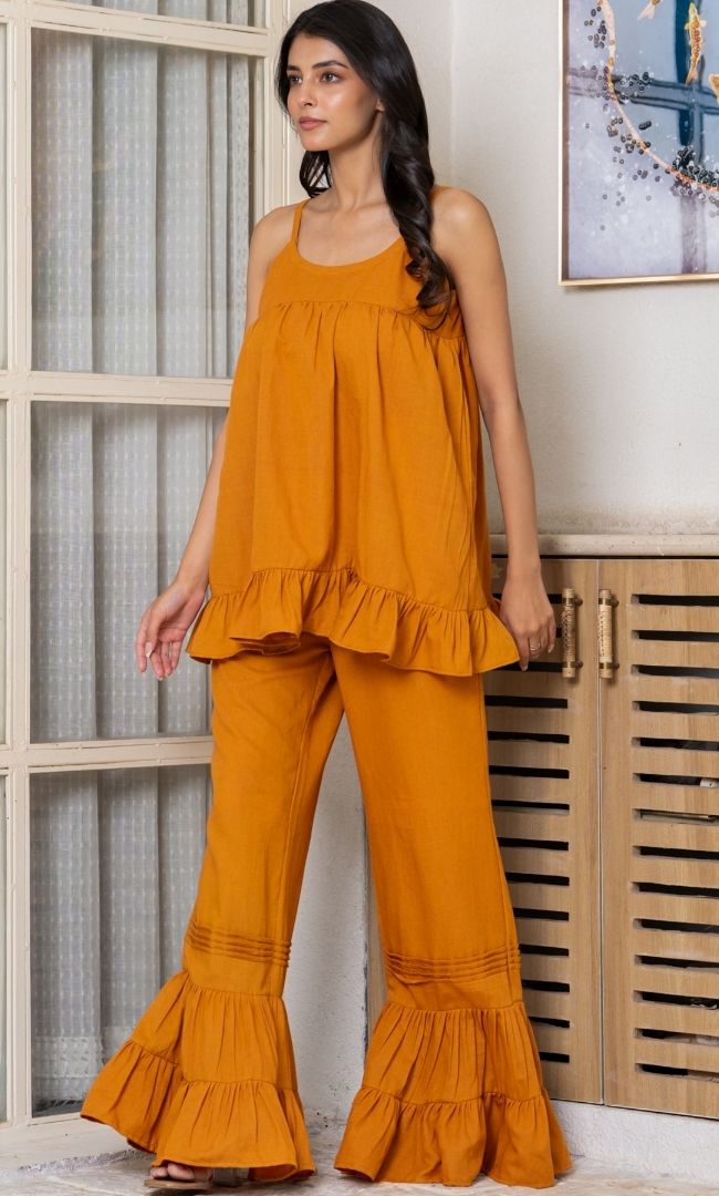 Dusk Flour Glam Co ord Set