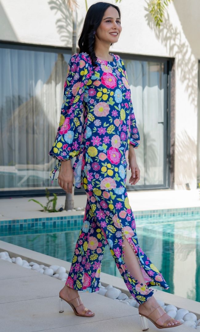 Floral Digital Bloom Co-ord Set
