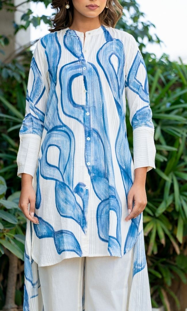 Fluid Line Kurta Co-ord Set