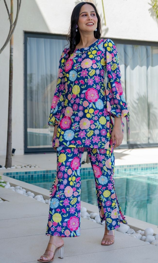 Floral Digital Bloom Co-ord Set