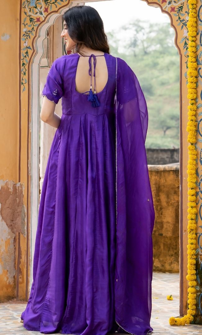 Naira Purple Suit Set
