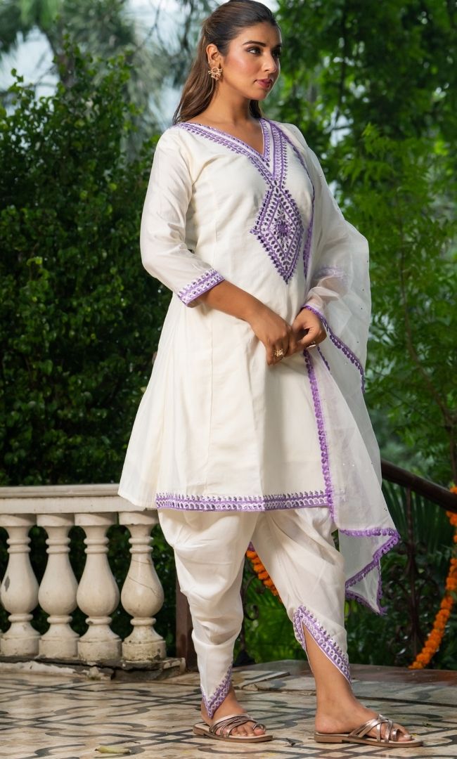 Chandrika Purple Suit Set