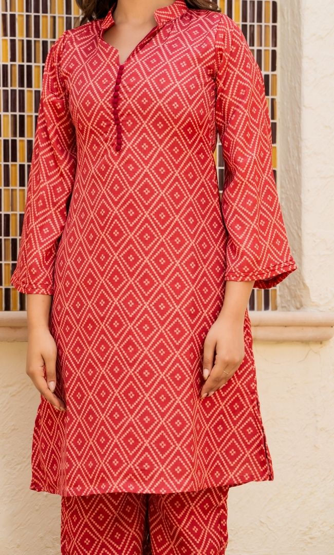 Red Apple Co-ord Set