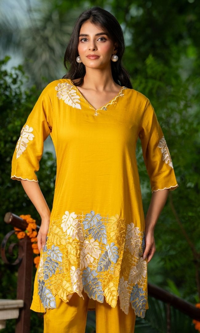 Eloria Mustard CO ord Set