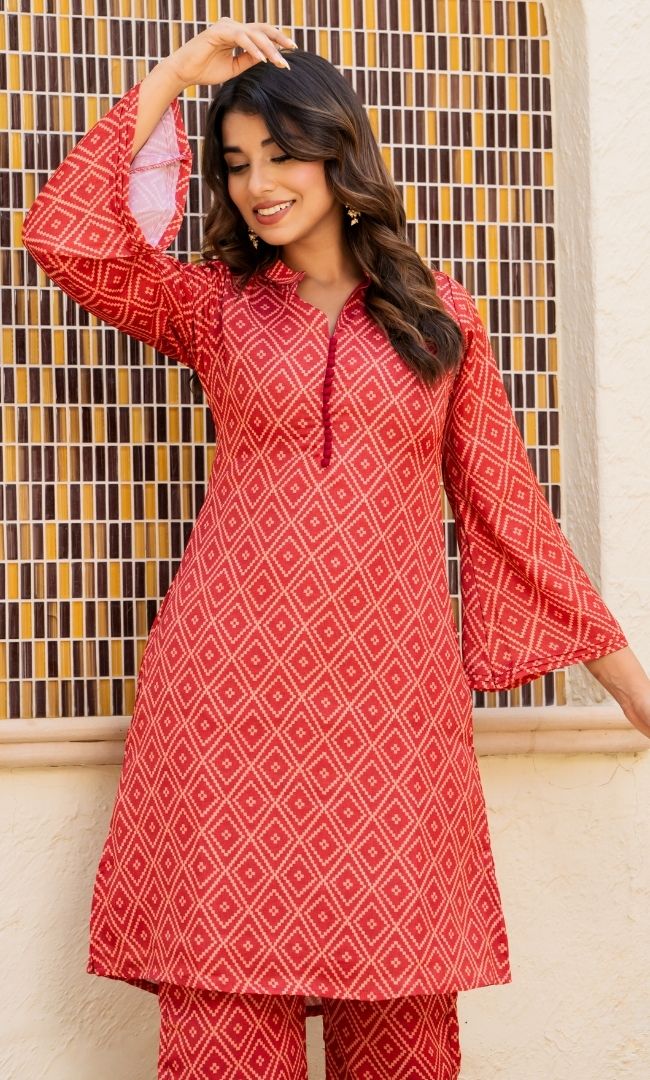 Red Apple Co-ord Set