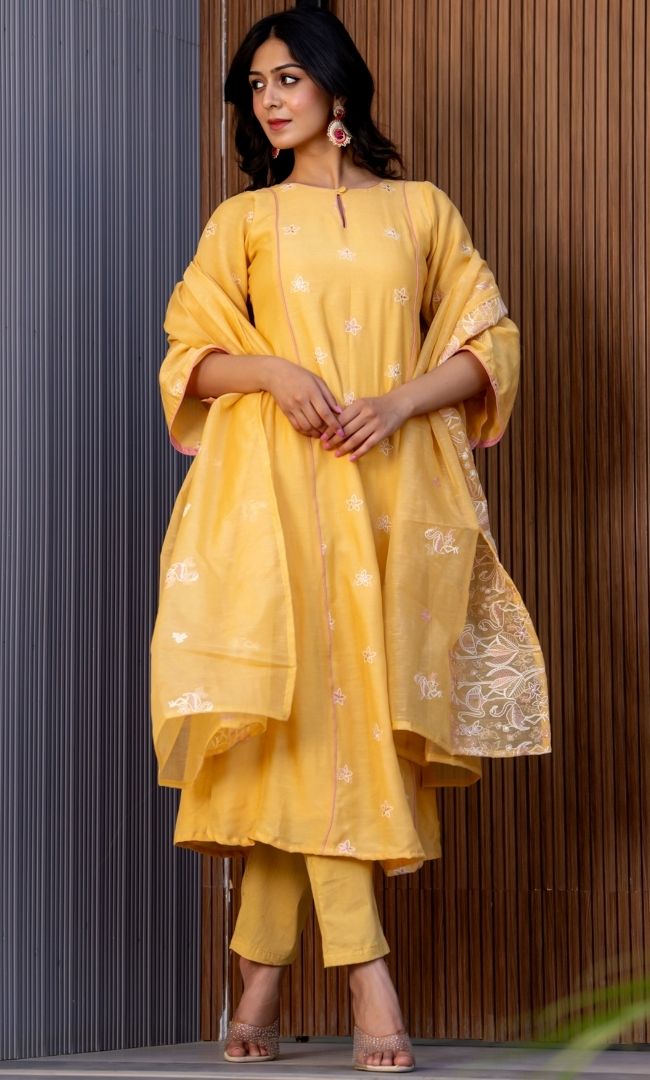 Zarisha Kota Doriya Kurta Set
