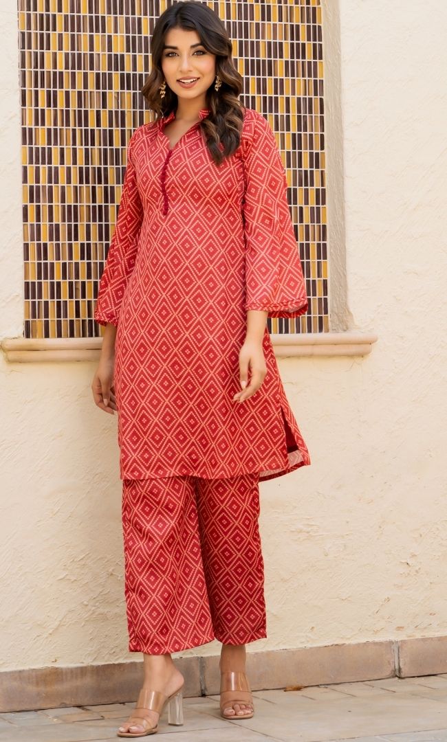 Red Apple Co-ord Set