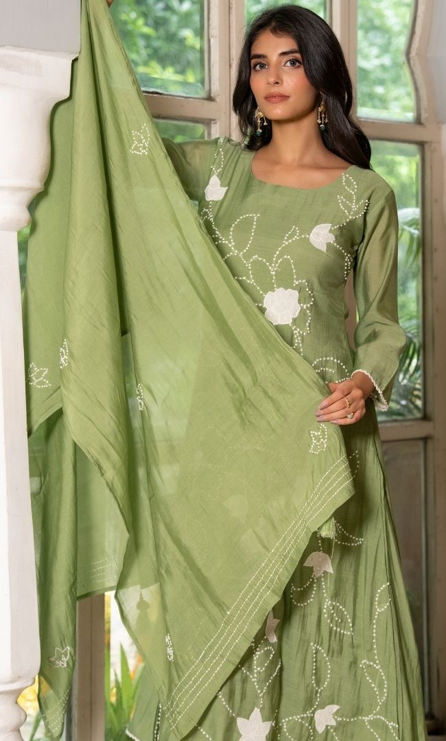 Verde Green Suit Set