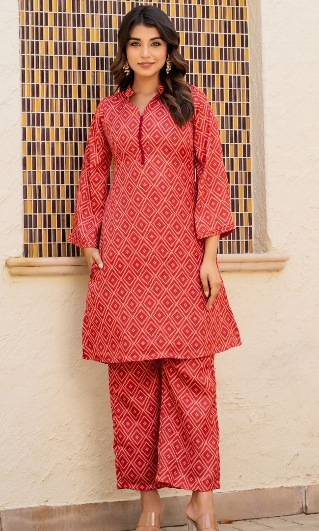 Red Apple Co-ord Set