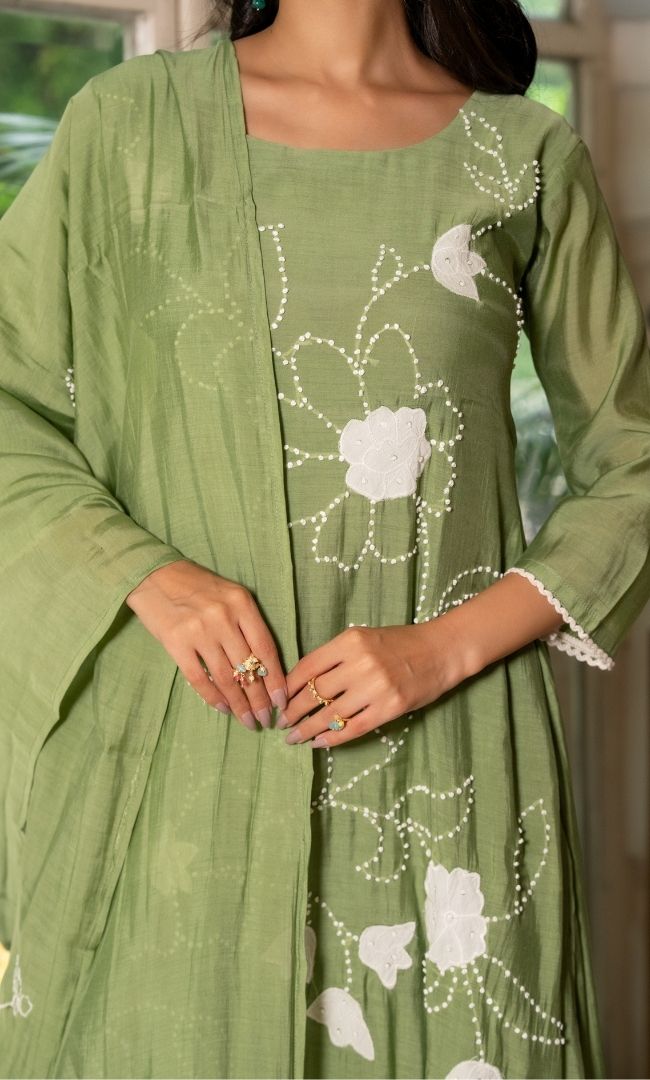 Verde Green Suit Set