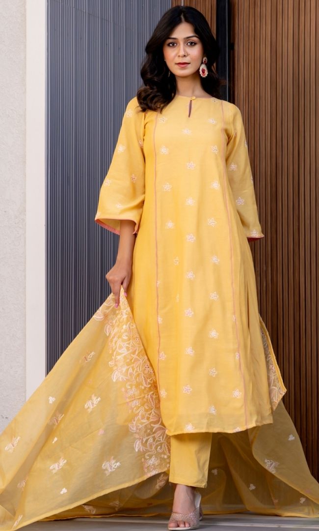 Zarisha Kota Doriya Kurta Set