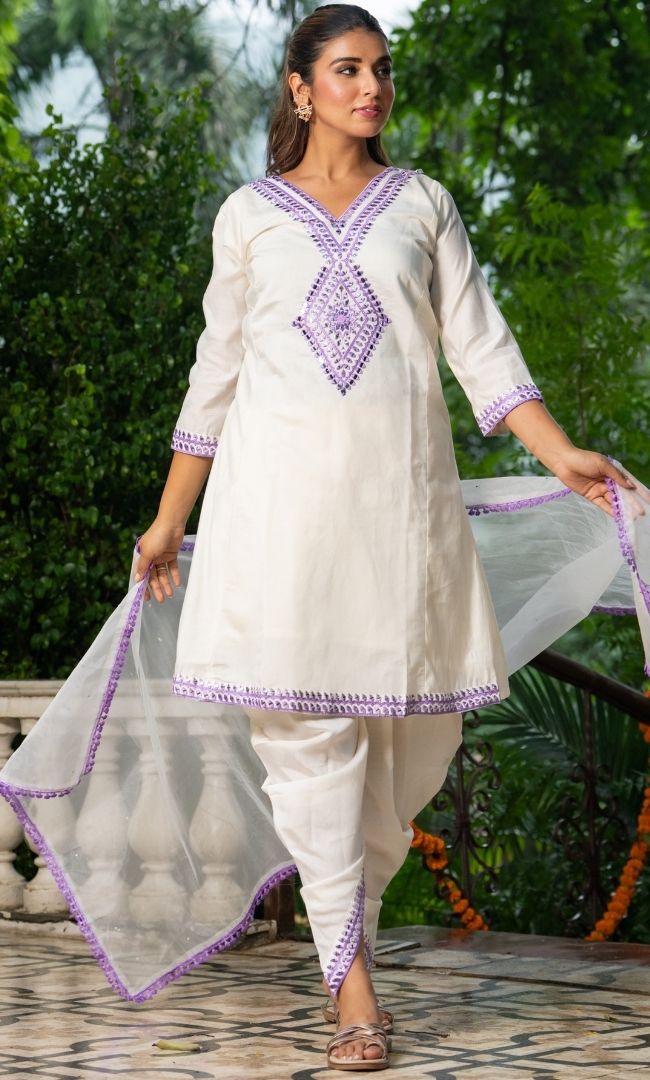 Chandrika Purple Suit Set