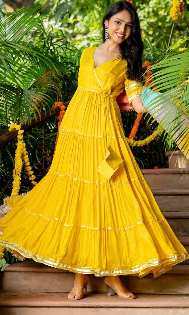 Yellow Delight Upada Silk Suit Set