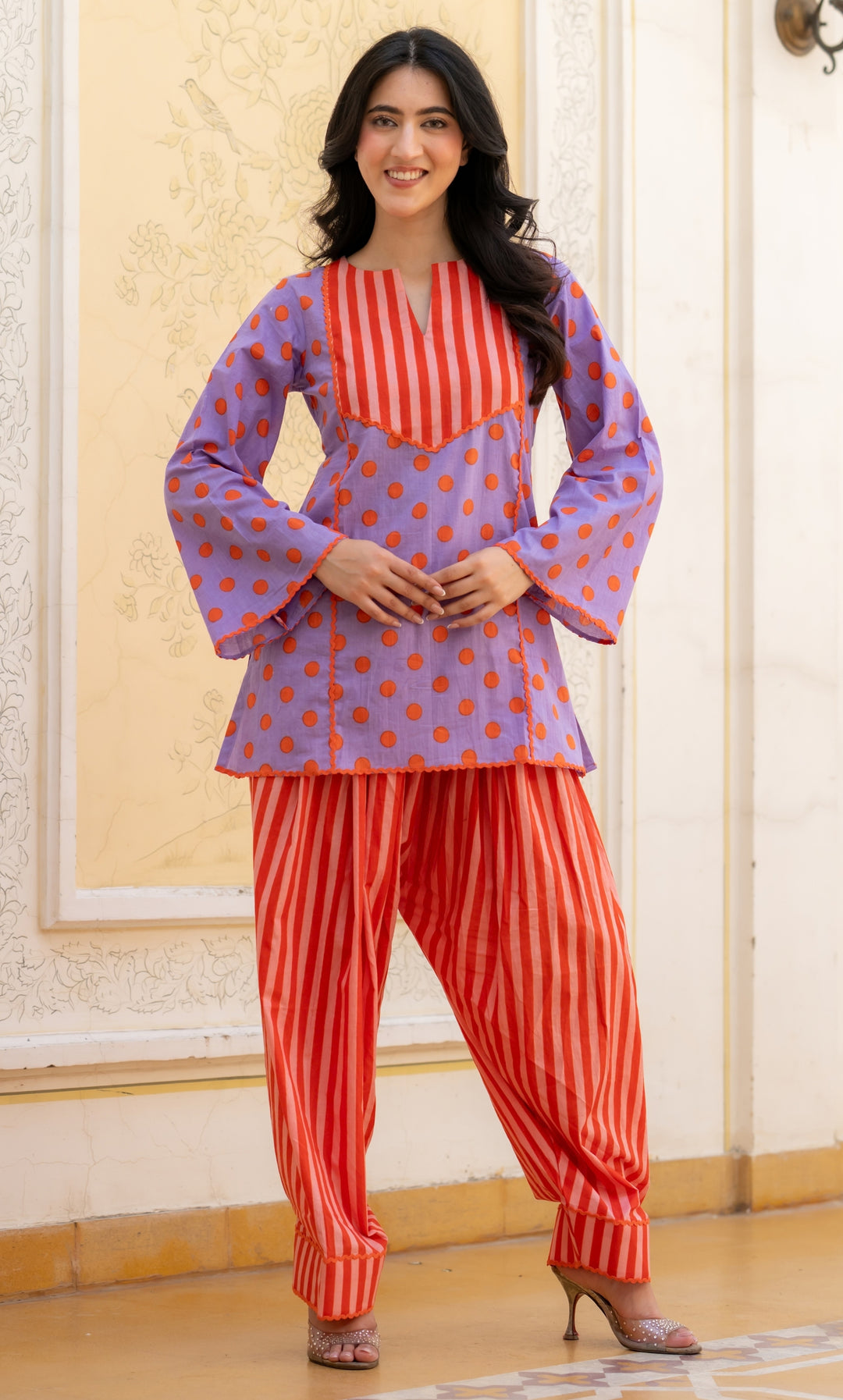 Antra Lavender Co-ord Set