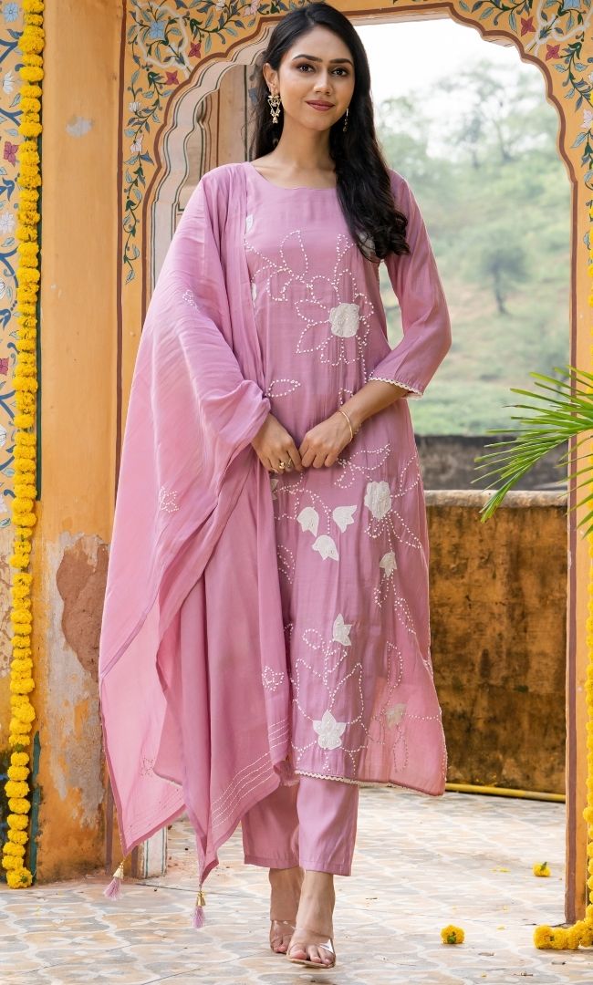 Petal Pink Suit Set