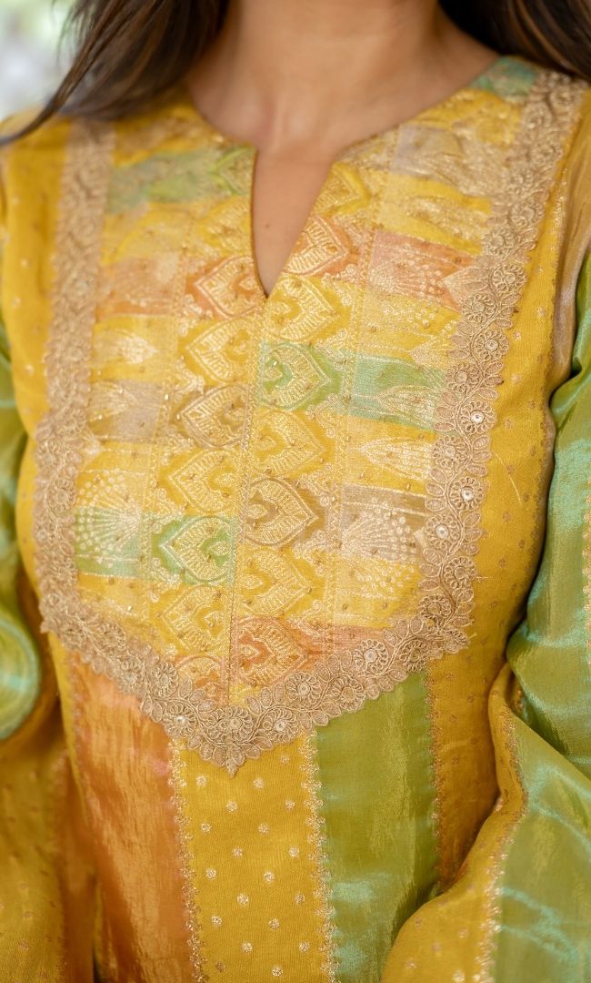 Meerab Yellow Farsi Set