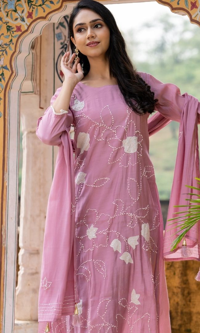 Petal Pink Suit Set