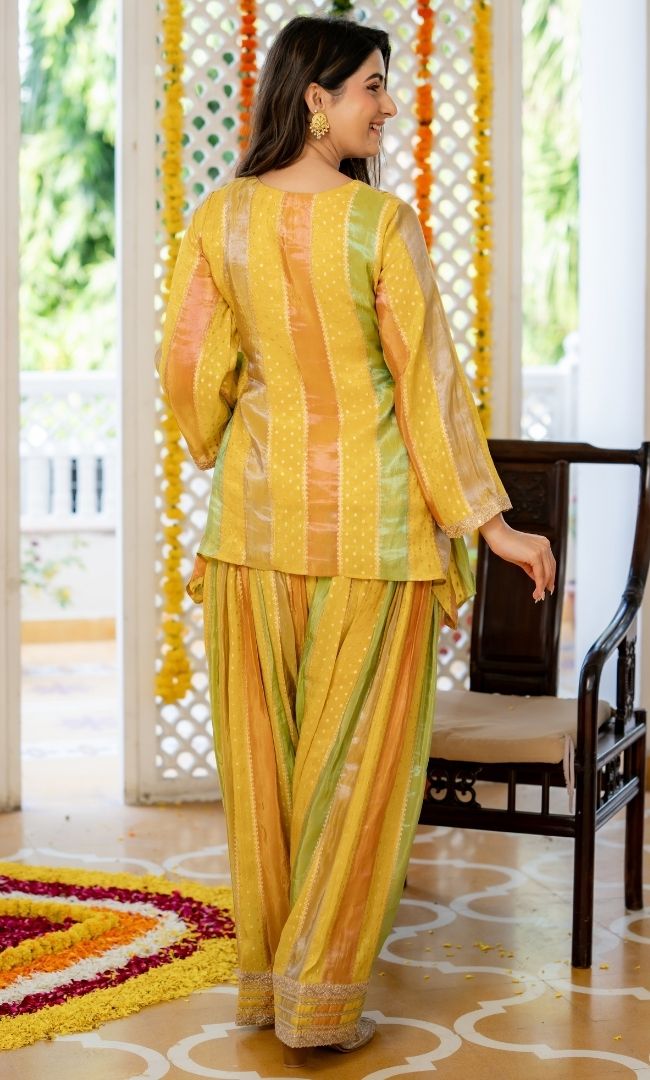Meerab Yellow Farsi Set