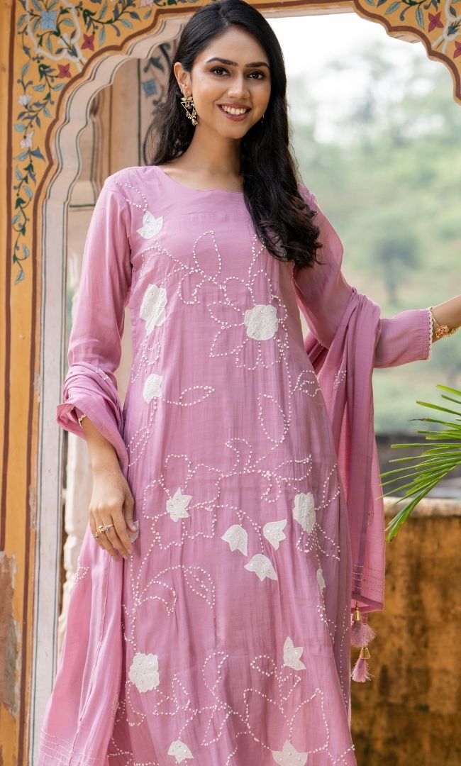 Petal Pink Suit Set