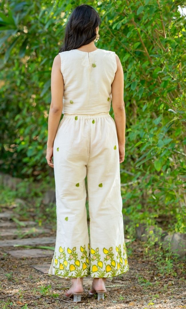 Lemon Vibe Cotton Co-ord Set