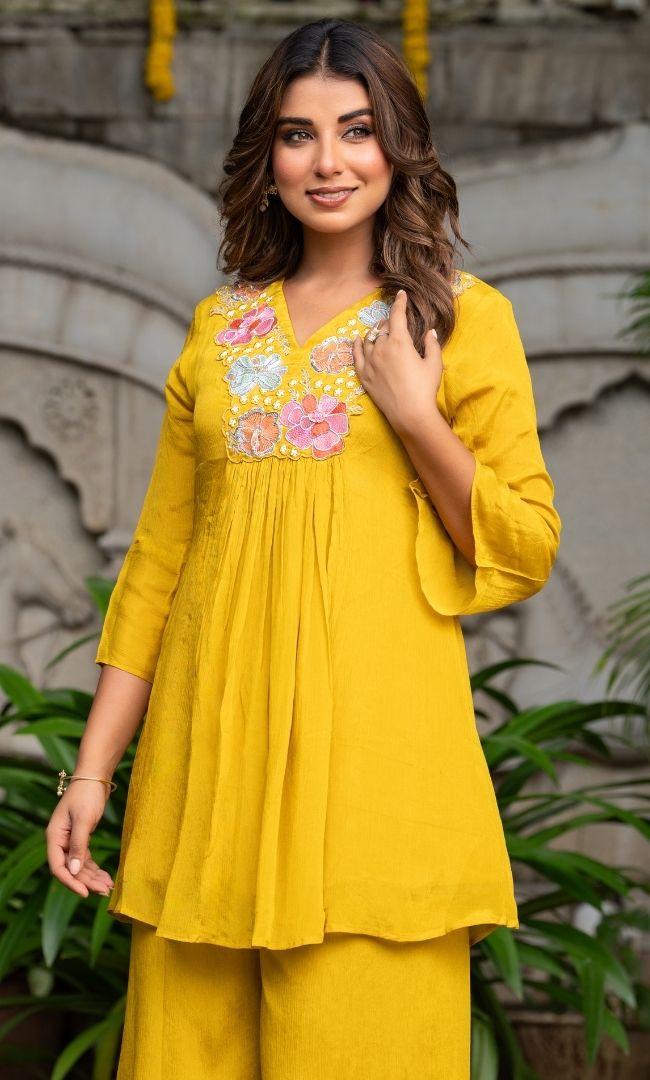 Jimina Mustard Co ord Set