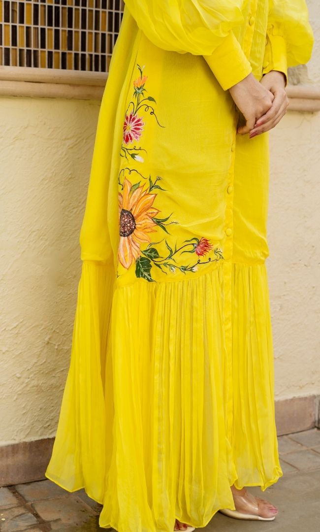 Flower Fairy Handpainted Dress