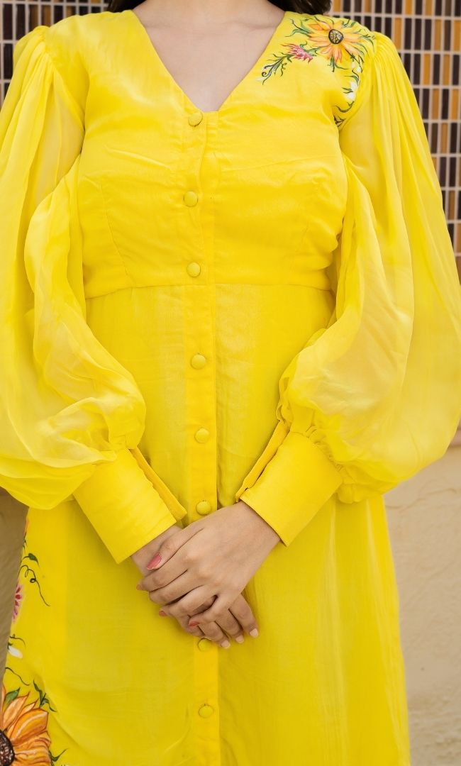 Flower Fairy Handpainted Dress