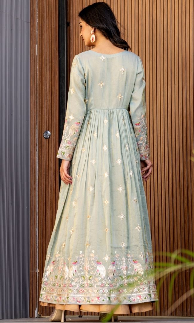 Mayuri Tissue Anarkali Set