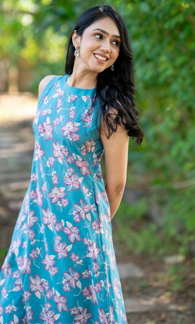 Teal Floral Co-ord set