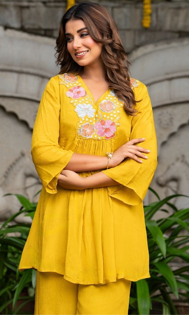 Jimina Mustard Co ord Set