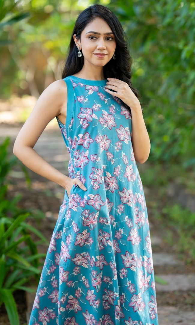 Teal Floral Co-ord set