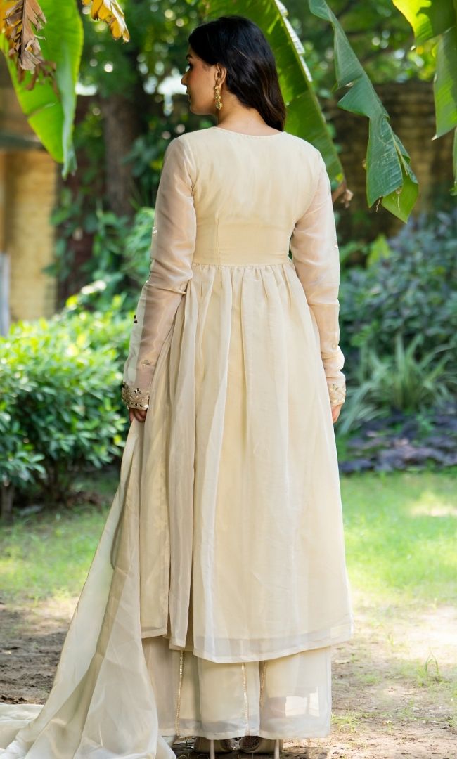 Pearl Ivory Tissue Suit Set