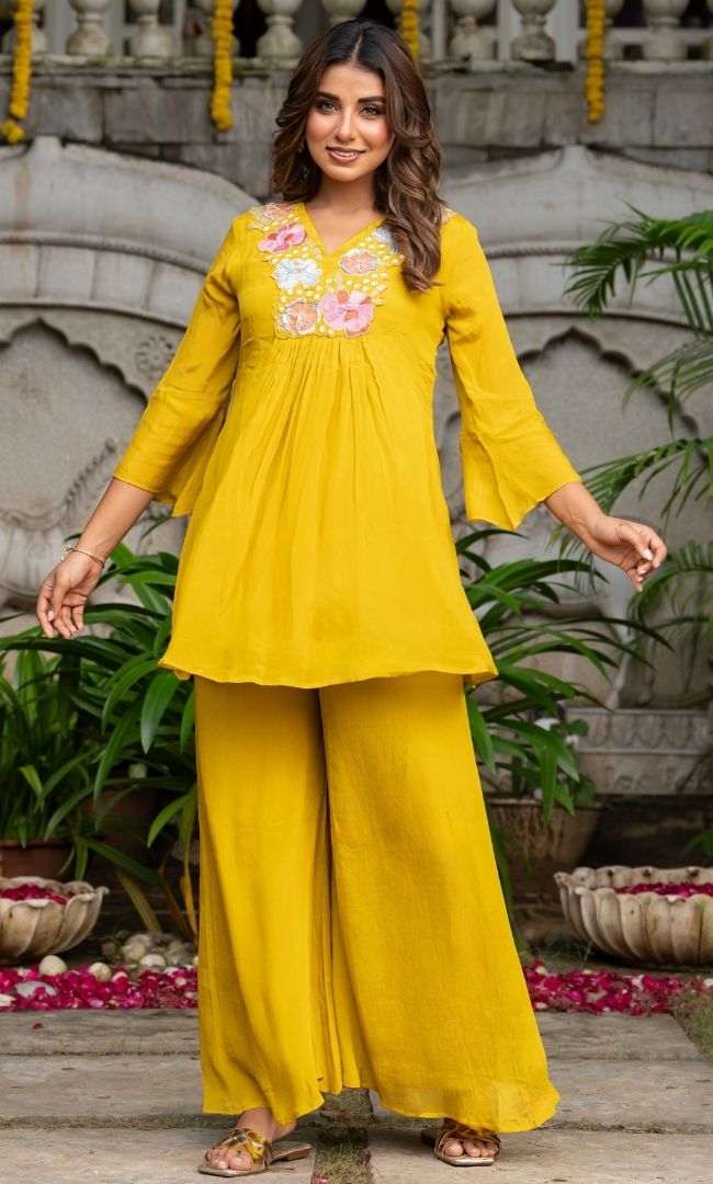 Jimina Mustard Co ord Set